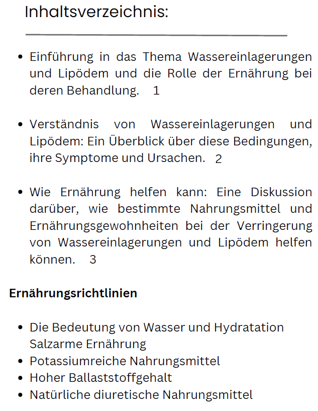 EBOOK: Gesunde Küche gegen Wassereinlagerungen 3 EBOOK: Gesunde Küche gegen Wassereinlagerungen – Bild 3
